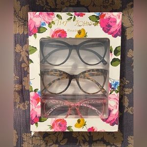 BetseyJohnson Readers +2.0 (3 pair)